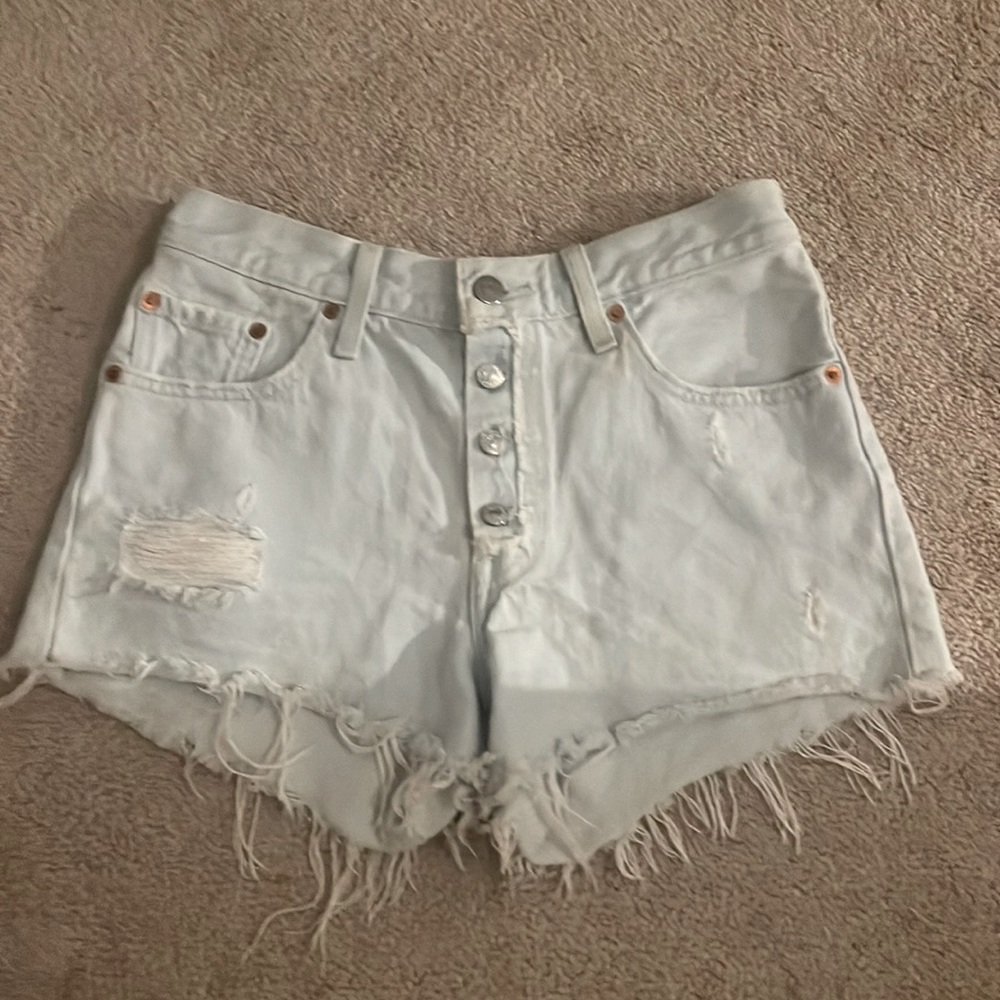Levi Strauss & Co. Jean shorts light blue size small